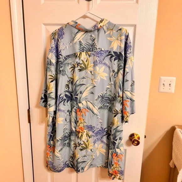 Tommy‎ Bahama Men Shirt 4XB Heritage Tortola Silk Hawaiian Button down - Picture 6 of 15